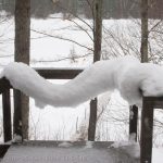 Winter Snow Railing